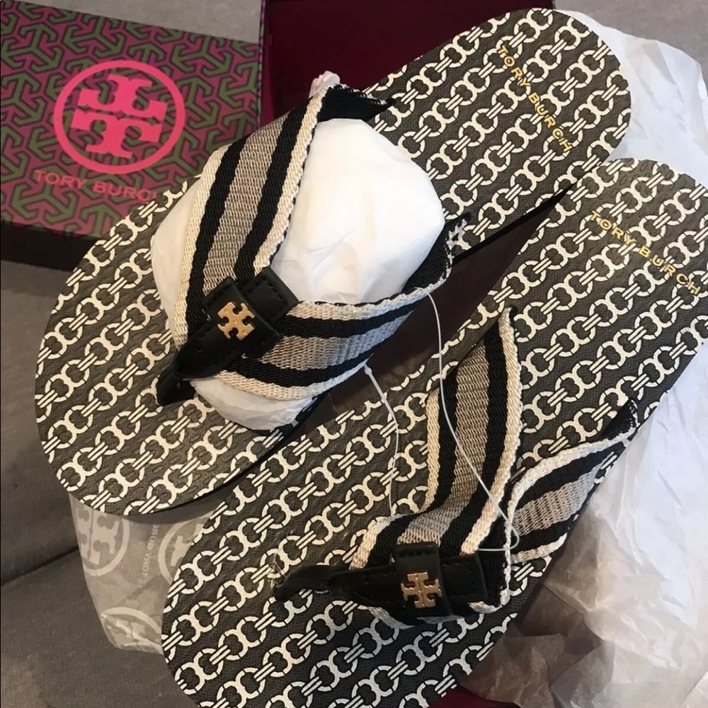 Tory Burch - Gemini Link Flip Flop Sandals Sz 5